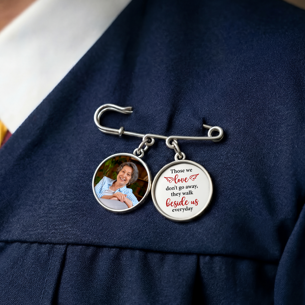 9047AUS2 graduation memorial photo lapel pin custom gifts for momdad 9047ajsfwa