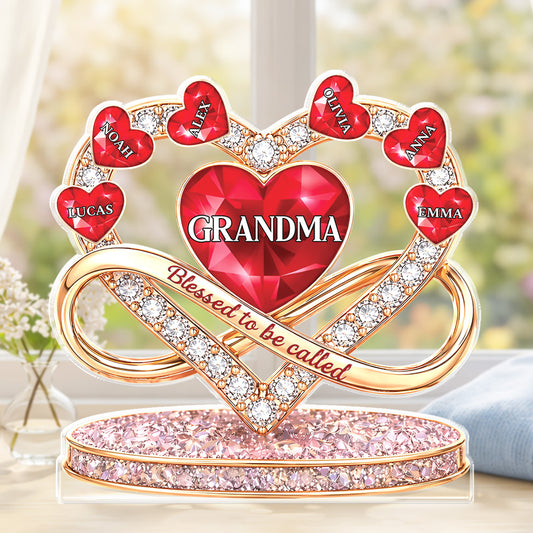 9058AUS1 3d printing effect bless to be called custom shaped acrylic plaque customized gifts for momgrandma 9058arsvta_4