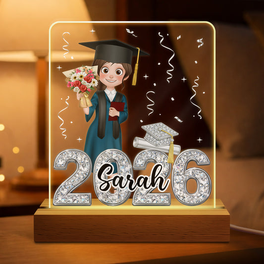 9064LUS1 class of 2026 personalized night light graduation gifts for herhim 9064l6dwa