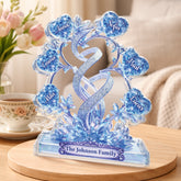 9081AUS2 3d printing effect custom shaped acrylic plaque gifts for a family 9081ar8pci