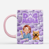 9096MUS2 3d printing effect dog mama mug personalized dog gifts for dog lovers 9096madwc