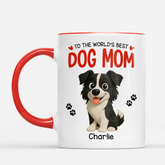 9109MUS2 to the worlds best dog mom mug personalized gifts for dog moms 9109mac1c