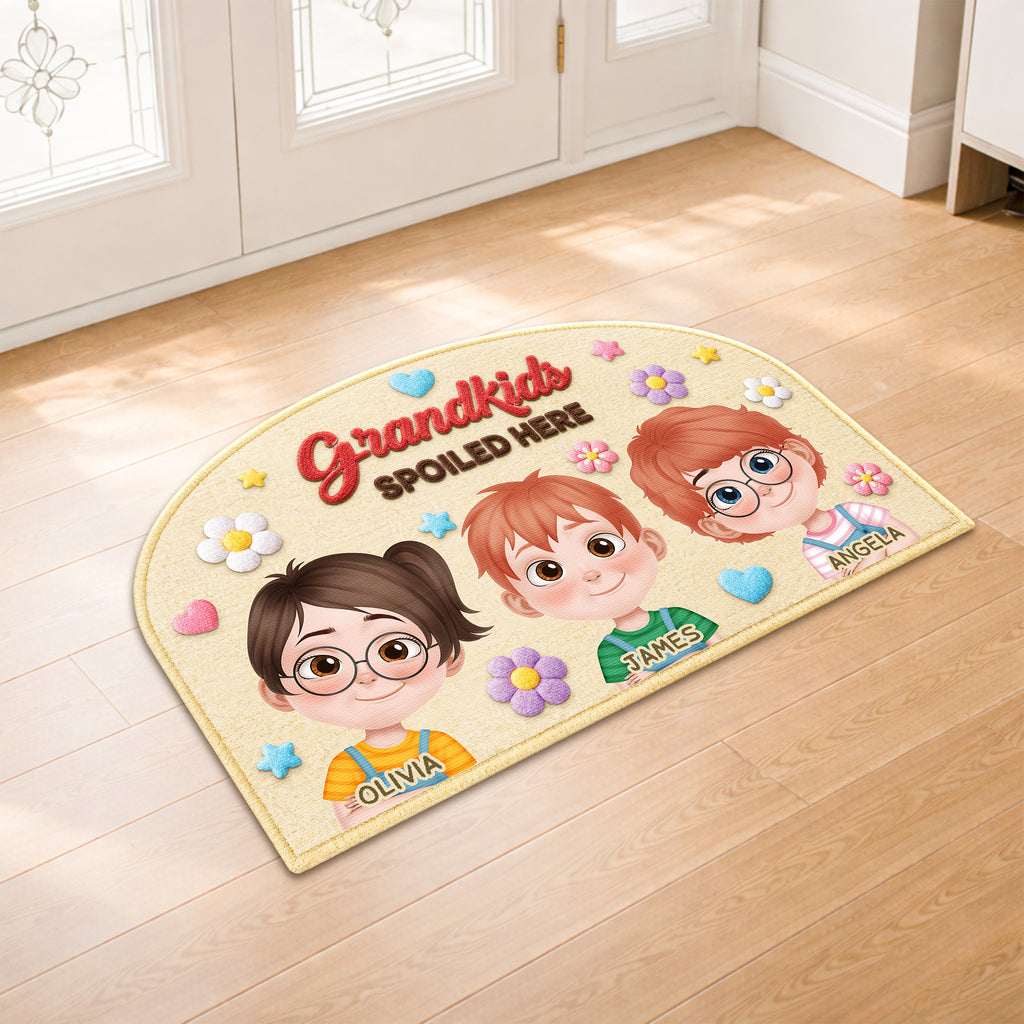 9110AUS2 3d printing effect grandkids spoiled here custom shaped doormat gifts for grandmagrandpa 9110adtyna