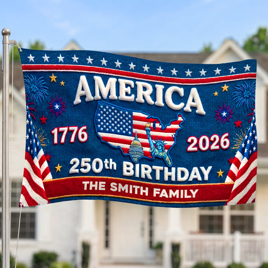 9122AUS1 america 250th birthday house flag with family name personalized 4th of july gifts 9122as8vri_2