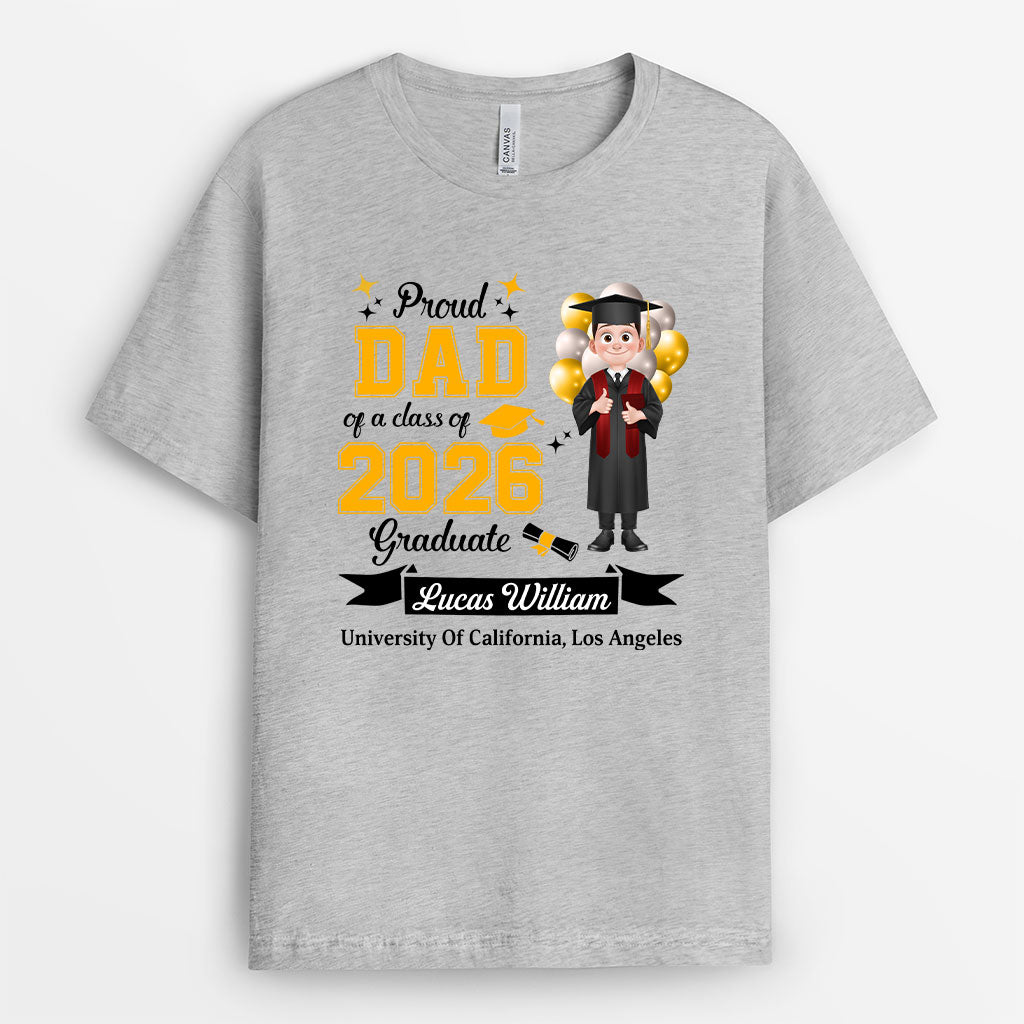9144AUS2 proud mom of a graduate t shirt custom graduation gifts for himher 9144aspla