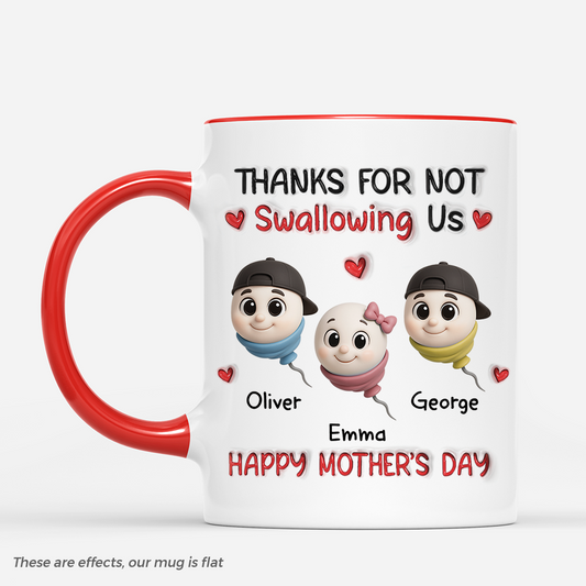 9184MUS1 3d printing effect thanks for not swallowing us mug personalized gifts for momdad 9184mtfta_9e8675bd 1097 428f 9447 149c5297ad73