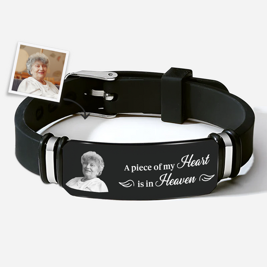 9187JUS1 a mothers hug lasts long ultrasound photo bracelet personalized memorial gifts for momdad 9187j3fca