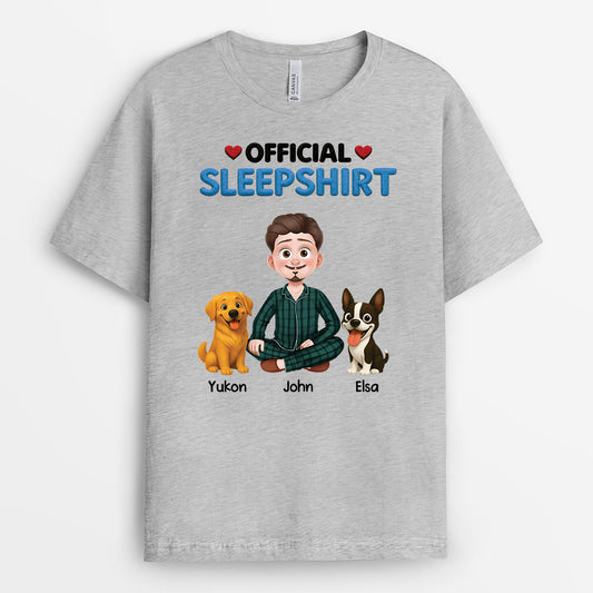 9191AUS1 official sleepshirt dog t shirt with names personalized gifts for dog lovers 9191a3d5c