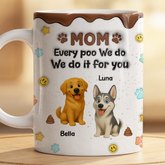 9202MUS2 3d printing effect funny dog mug personalized gifts for dog dads 9202m8eac