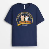 9203AUS2 this human belongs to cat t shirt personalized gifts for cat lovers 9203aaysd