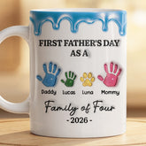 9220MUS2 3d printing effect family of three dog cat mug personalized gifts for pet parents 9220m8qta