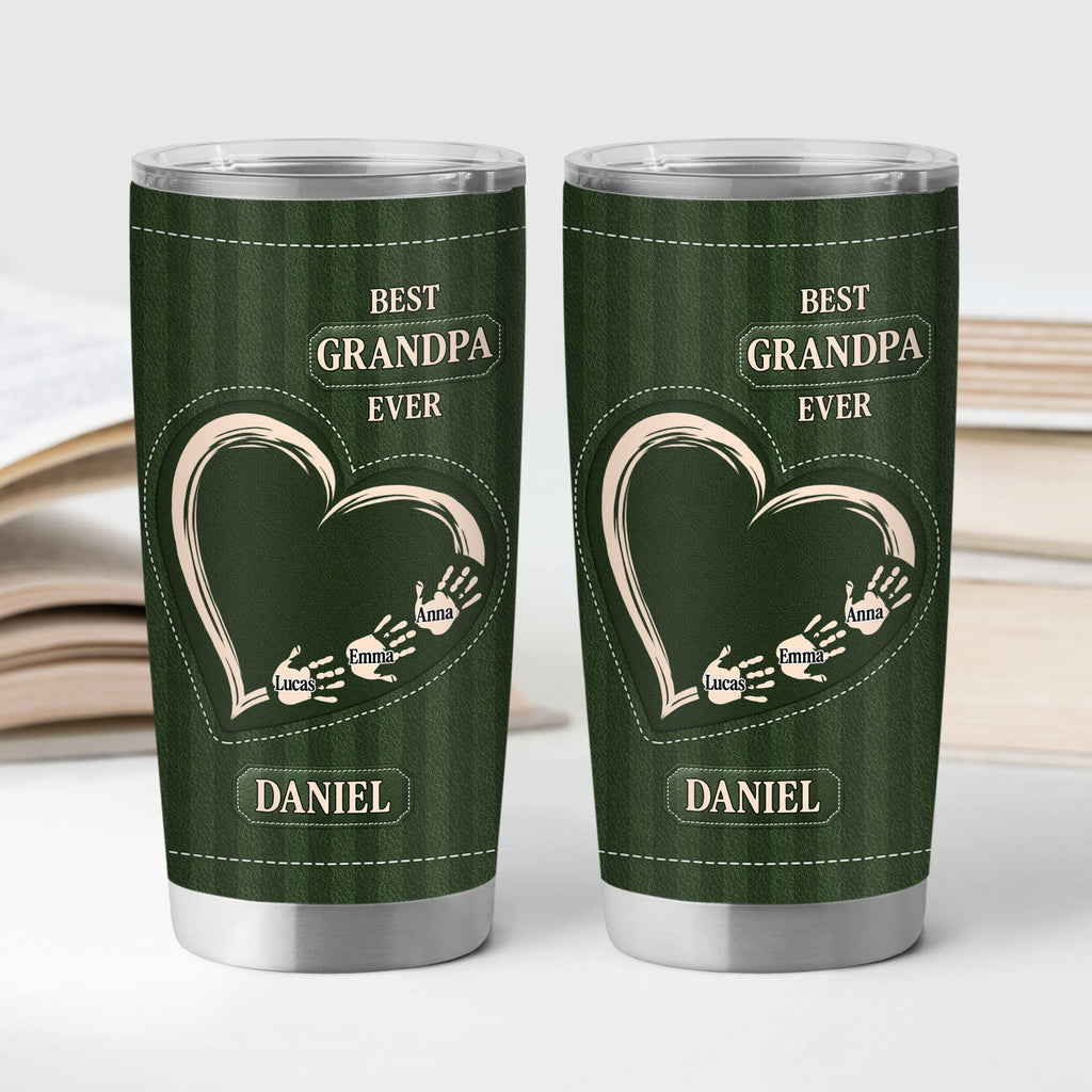 9221TUS2 3d printing effect best grandpa ever tumbler 20oz personalized gifts for grandpadad 9221t