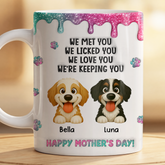 9225MUS2 3d printing effect cat dog paw name mug personalized gifts for pet lovers 9225m8eac