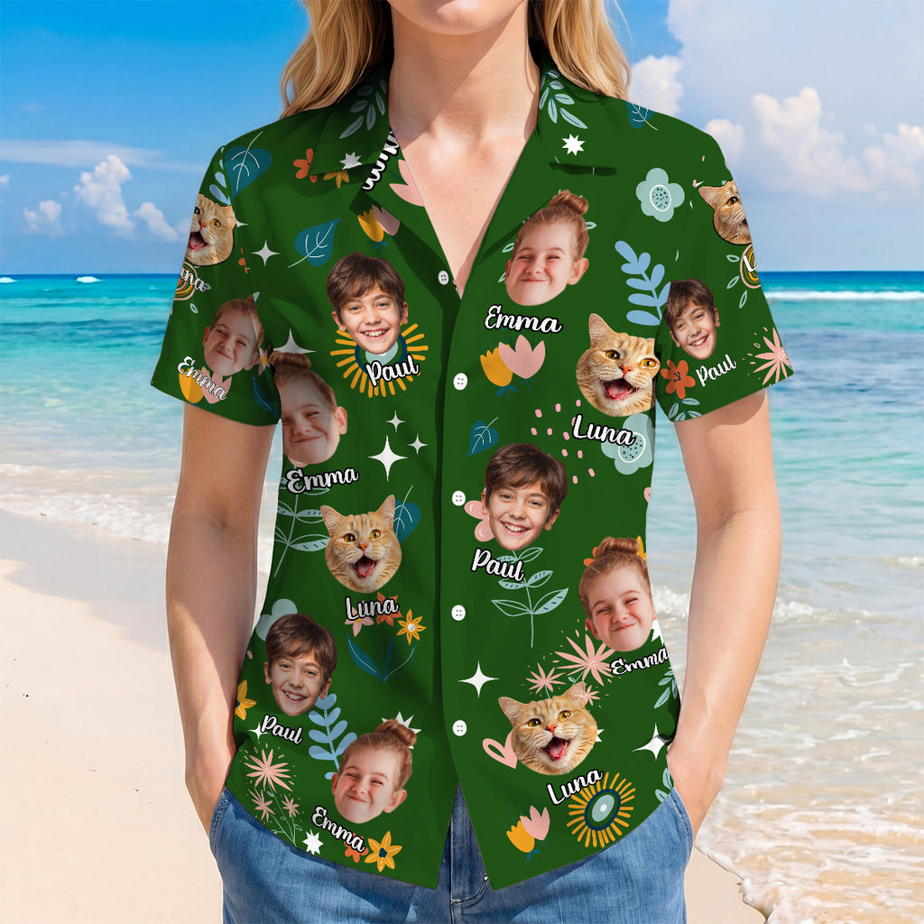 9240AUS2 custom face photo hawaiian shirt personalized gifts for himher 9240aa6yca