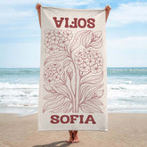 9279BUS1 flower beach towel for summer personalized gifts for her 9279bavca_2