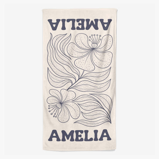 9279BUS1 flower beach towel for summer personalized gifts for her 9279bavca_3