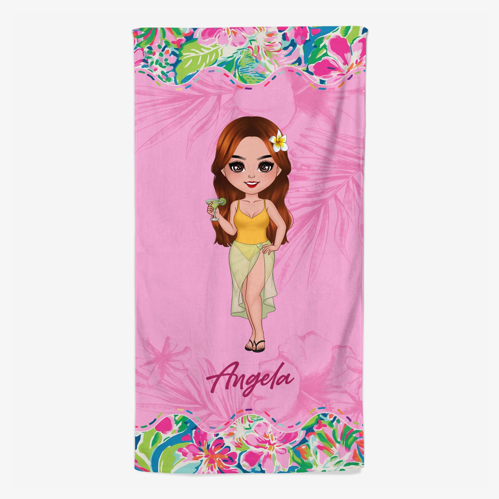 9280BUS1 personalized beach towel with name summer gifts for her 9280bndna