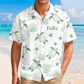 9283AUS2 sea turtle hawaiian shirt for summer personalized gifts for her 9283aaneza