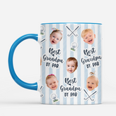 best dad by par mug with faces custom golf gifts for dadgrandpa 8328msfwb