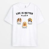 0085AUK2 Personalised T shirts Gifts Dog Dog Lovers
