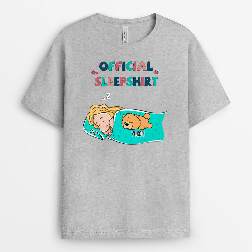 0092A347CUK2 Customised T shirts presents Dog Lovers Sleep_5574f1c4 fe9c 4a99 b3fa 769470a25fe1