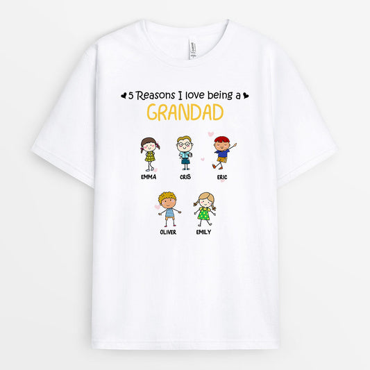 0163AUK1 Personalised T shirts gifts Kid Grandad Dad_3fdd7fb9 368f 4b90 80b0 5e82a17f3283