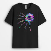 0171AUK2 Personalised T shirts gifts Sunflower Grandma Mom Butterfly_6ba10e62 93bb 4358 a528 24a01a9df57b
