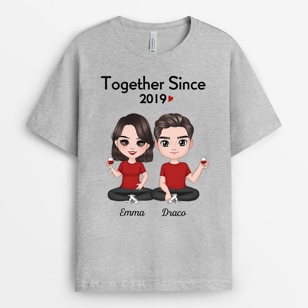 0176AUK2 Personalised T shirts Gifts Lovers Couples Lovers_663cd660 5608 4e21 96dd 58951ff4f5c6