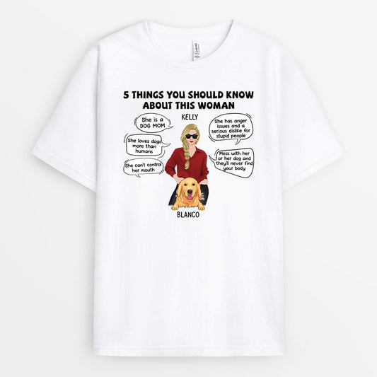0226A227CUK2 Personalised T shirts presents Woman Dog Lovers Text_e56c4cd6 1d46 4f9d aeac d8cbba3b22dc