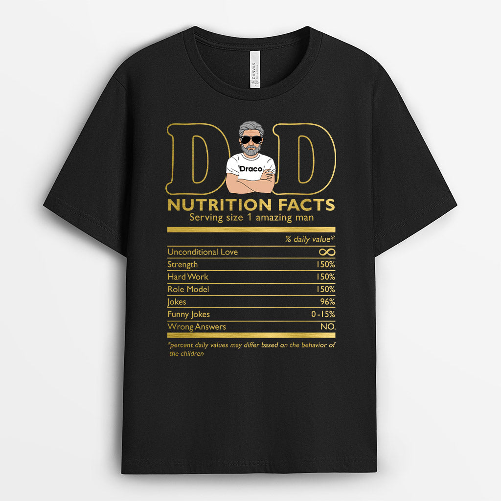 0232A140BUK1 Personalised T shirts Man Grandpa Dad Facts_5fe0ade5 05c0 491f a731 99a0295dd2d1