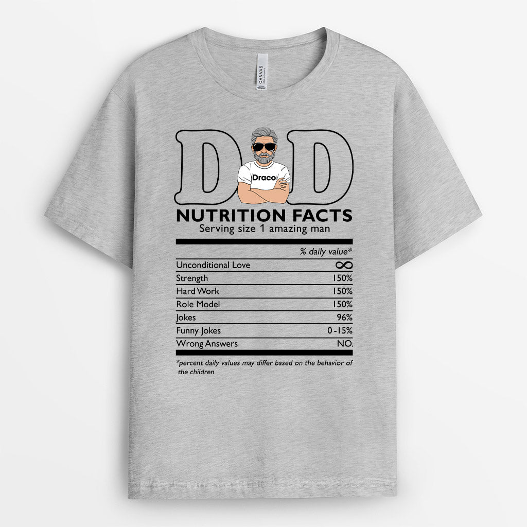 0232A140BUK2 Customised T shirts presents Man Grandpa Dad Facts_2de576de 64cb 4c41 a8c7 2d26f477b29c