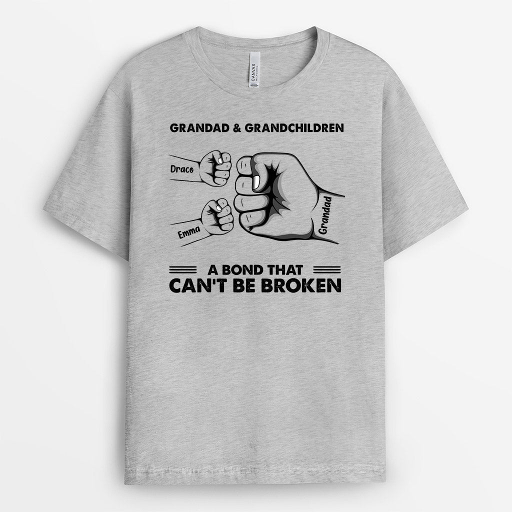 0295A148BUK2 Personalised T shirts gifts Fist Grandpa Dad_dc33951b 9c60 4314 8bd9 de317393b3a4