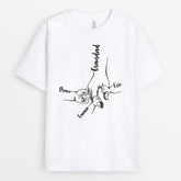 0321A908BUK2 Customised T shirts gifts Hand Grandpa Dad Finger_0aeee2fc 64ae 4779 8878 3f5a58a4a336