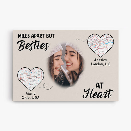 0372C150FUK1 Customised Canvas gifts Besties Heart Map_813436da 4669 452a 8924 94aa9ce9e406
