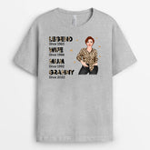 0378AUK2 Personalised T shirts gifts Woman Grandma Mom Text_d98149c7 0a9b 4356 97d0 a91220eef3c4