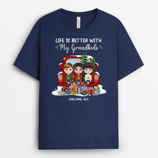 0543AUK1 Personalised T shirts Gifts Grandkids Grandma Grandpa_a12942dc a3e4 4988 982c 23fd86827c9c