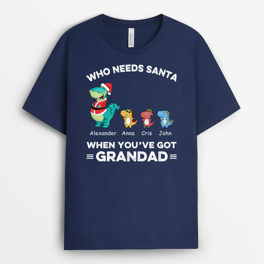 0583AUK1 Personalised T shirts Gifts Dinosaur Grandpa Dad Christmas_47407e3d 885f 432f 8b29 cb07bbccbd29
