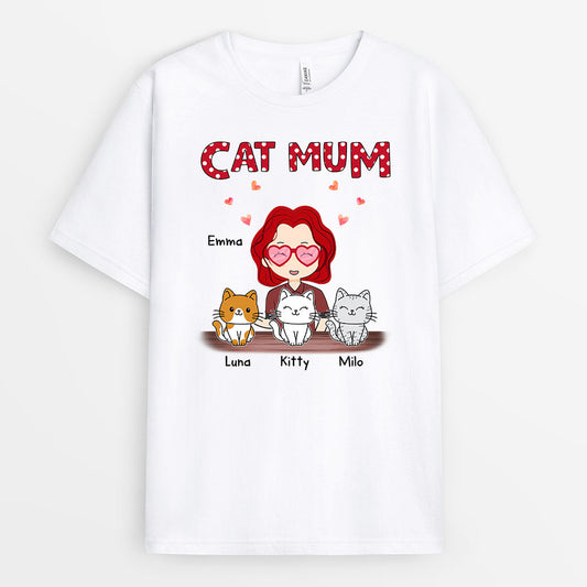 0596AUK1 Personalised T shirts Gifts Cat Cat Lovers Christmas_40afb6d8 d3cd 495f 928d d3311add0482
