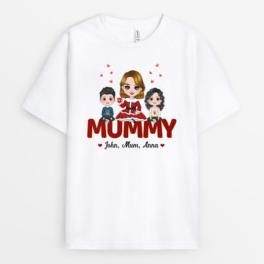0634AUK1 Personalised T shirts Gifts Mum Grandma Mum