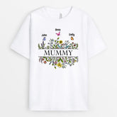 0640AUK1 Personalised T shirts Gifts Flowers Grandma Mum