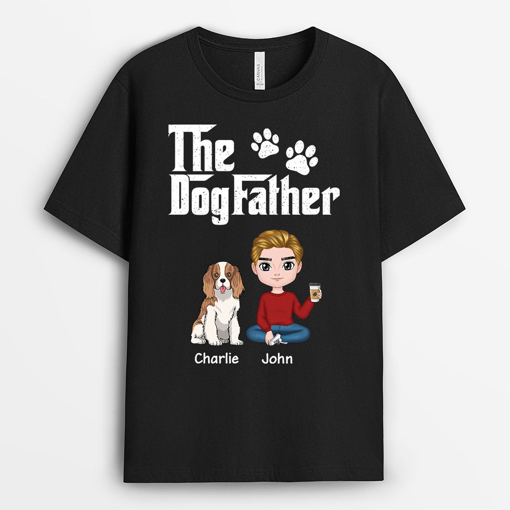 0685AUK1 Personalised T shirts Gifts Pawprints Dog Lovers