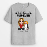0687AUK2 Personalised T shirts Gifts Sitting Dog Dog Lovers