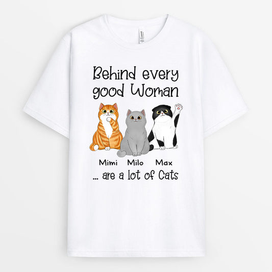 0763AUS2 Personalized T shirts Gifts Cat Cat Lovers