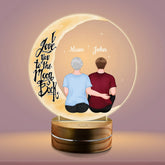 0779LUK2 Personalised 3D LED Light Gifts Mother Grandma Mum
