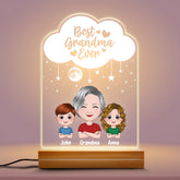 0782LUK2 Personalised 3D LED Light Gifts Mother Grandma Mom