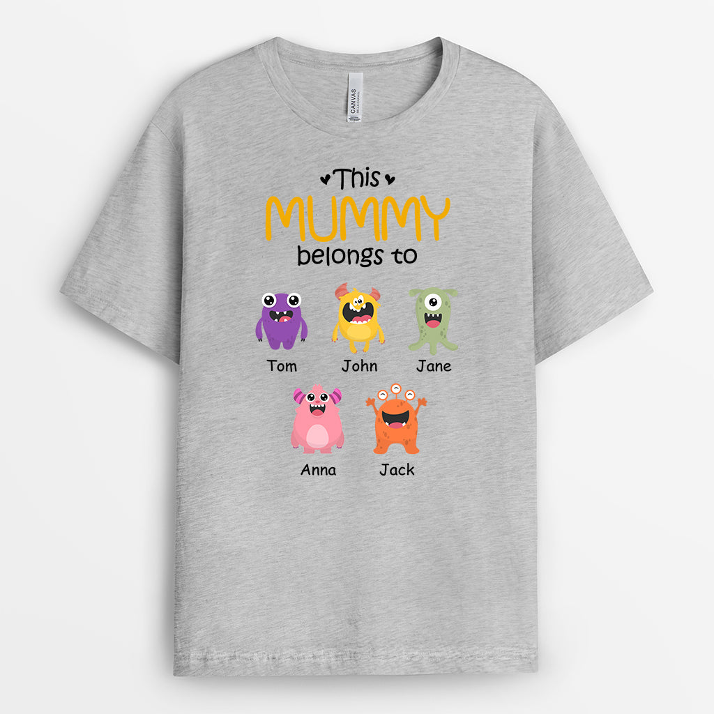 0794AUK2 Personalized T shirts Gifts Kid Grandma Mum