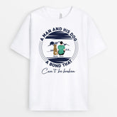 0806AUK2 Personalised T shirts Gifts Sitting Dog Dog Lovers