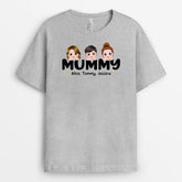 0816AUK2 Personalised T shirt Gifts Leopard Grandma Mum