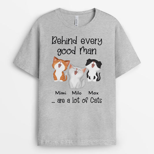 0839AUK2 Personalised T shirts Gifts Cat Cat Lovers