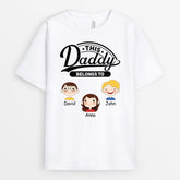 0856AUK1 Personalised T shirts Gifts Star Grandad Dad